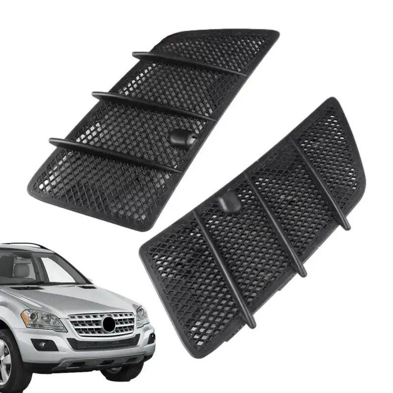

1648804405 1648804305 1 Pair Hood Air Vent Left Right Ventilation Grille Cover Replacement For W164 ML-Class ML350 ML550 ML63