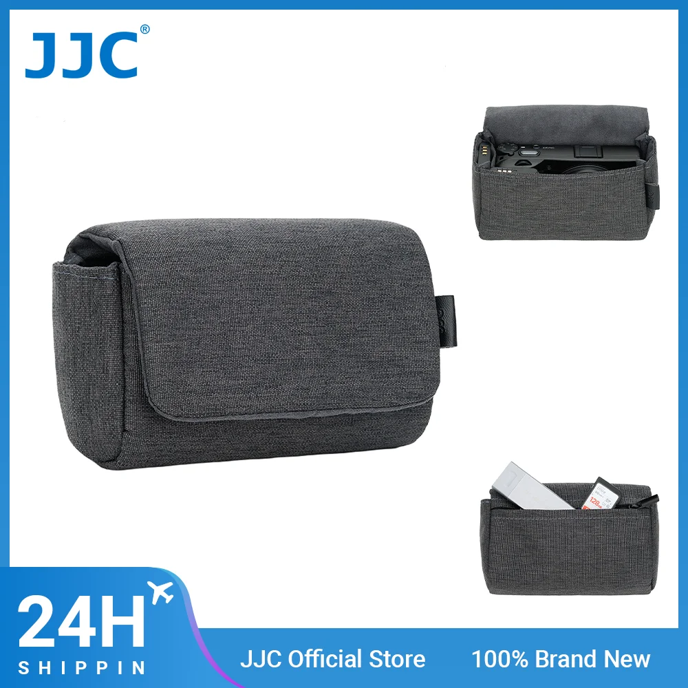 JJC Camera Bag With Battery Pocket For Ricoh GR IV HDF GRIV GR4 GR IIIx HDF GR III HDF Sony RX100 VII VI V IV Canon G7X Mark III