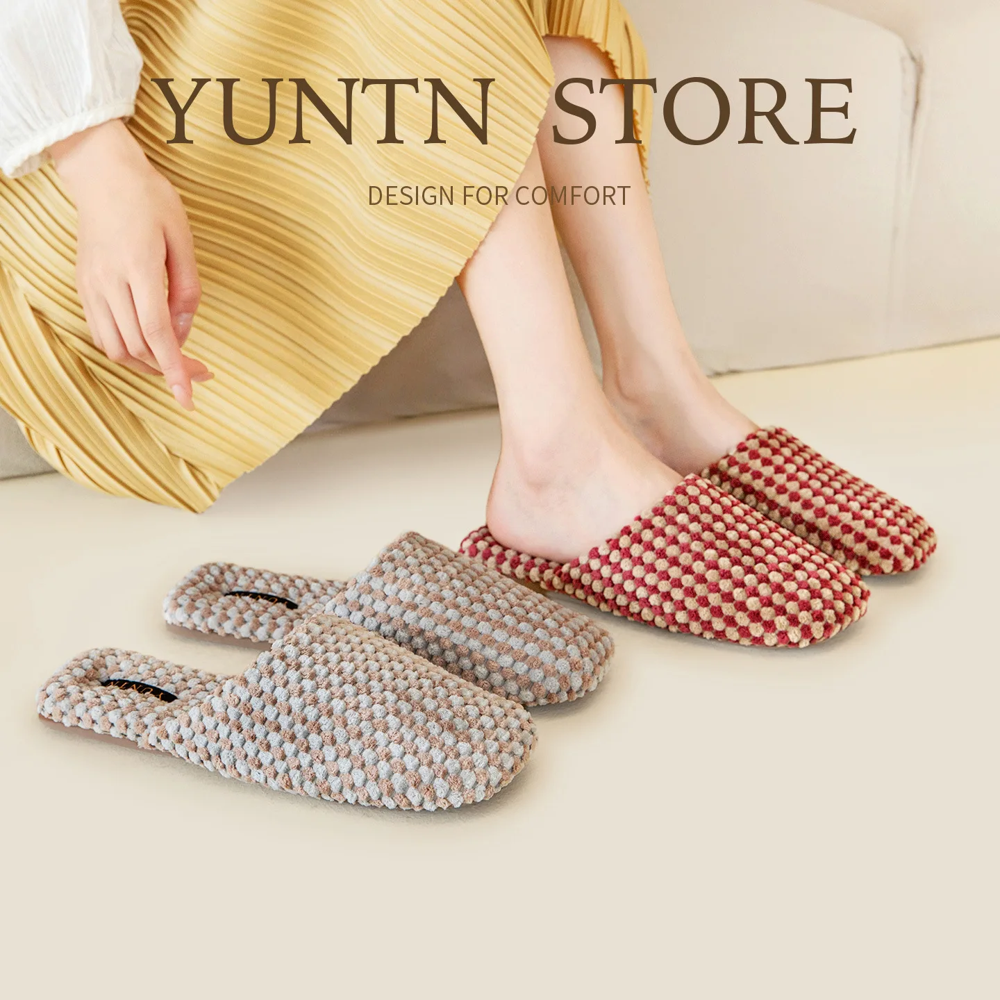 

Новые парные тапочки из флиса с ананасом — плюшевые, теплые, нескользящие домашние тапочки с подошвой буйвола для мужчин и женщин