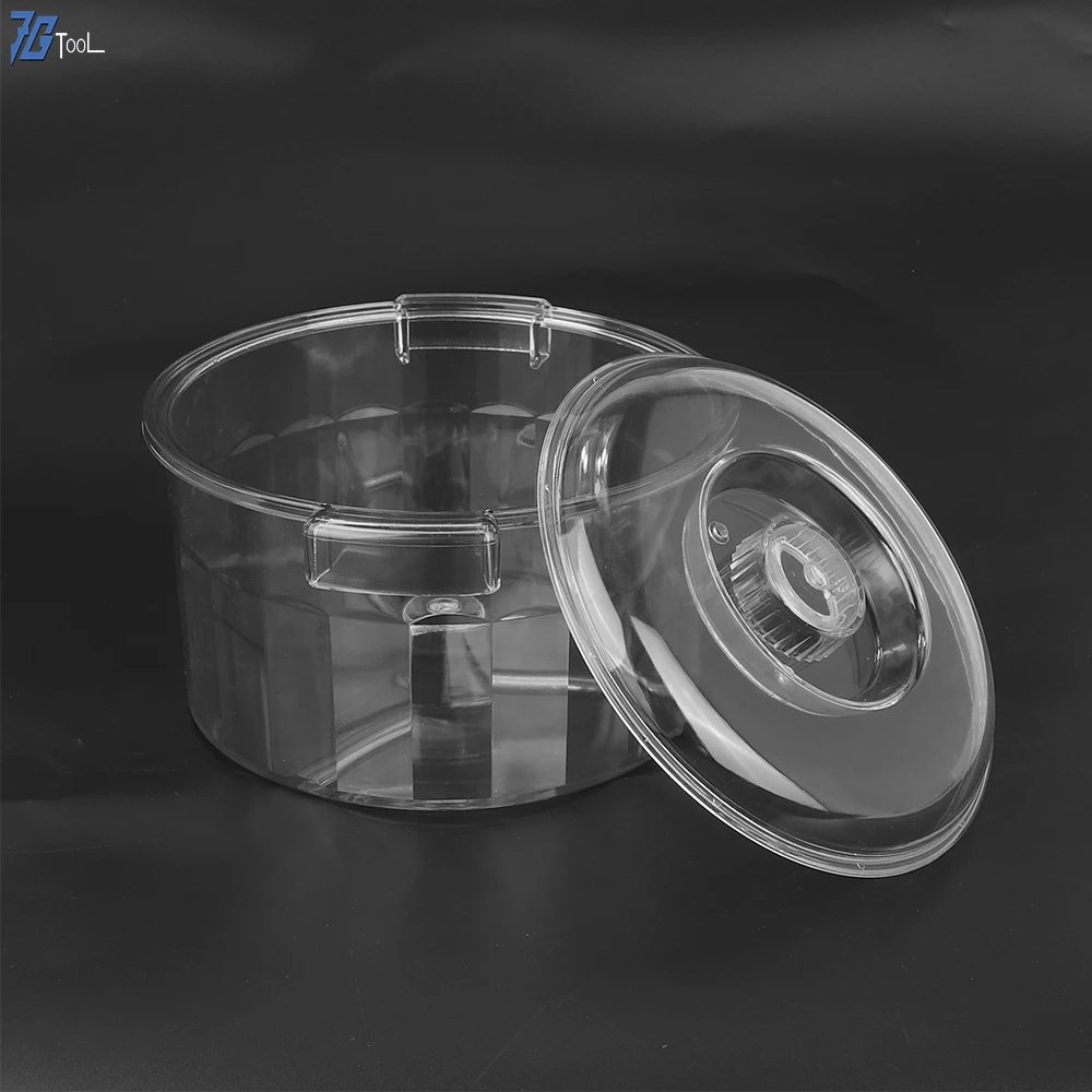 Manufactured ! KT-185 KD-185 Magnetic Clear Tumbler/Bucket, Glass Barrel