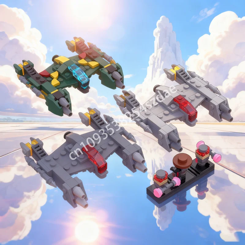 328 قطعة MOC المارقة فئة Magnaguard Starfighter 1 نموذج اللبنات لعبة تجميع لتقوم بها بنفسك هدايا عيد الميلاد فكرة الطوب الاطفال عيد ميلاد #1