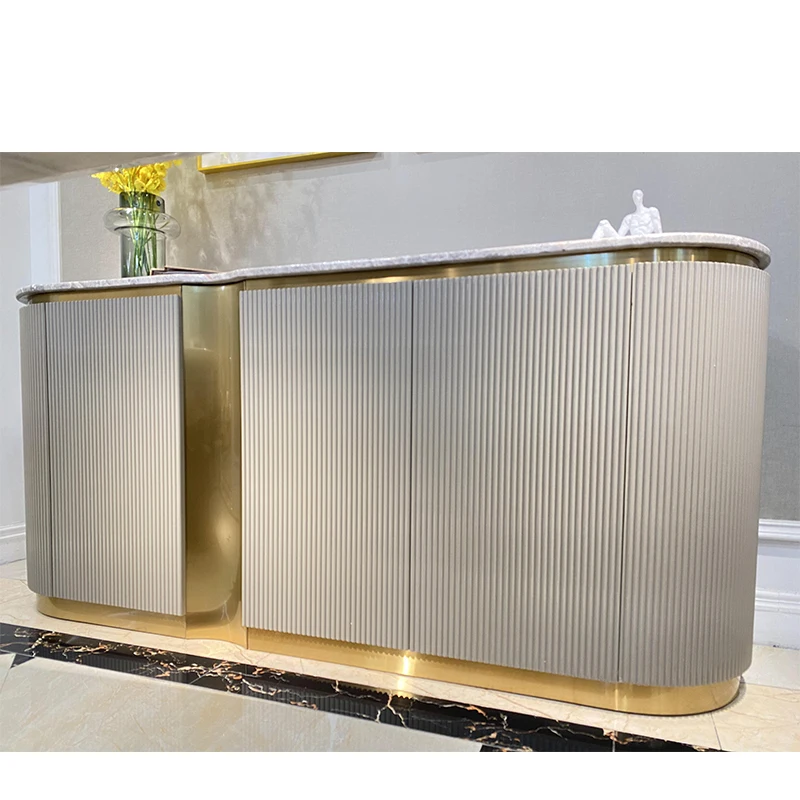 

For Dining Room Furniture Factory Direct Sell Sideboard Gold Buffet Modern Luxury Cabinet Table