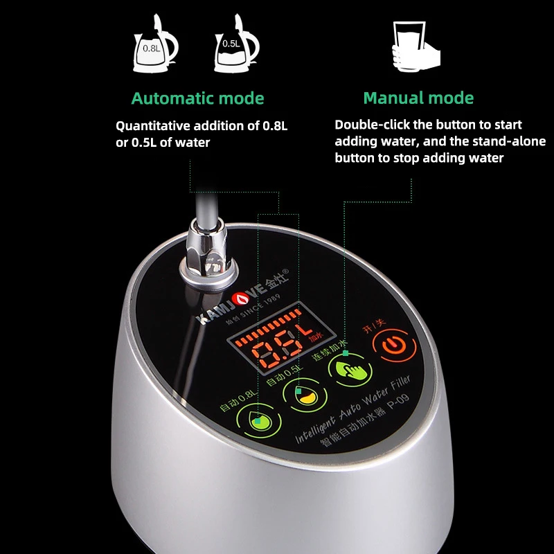 Dispenser air otomatis, pompa air meja pintar untuk rumah