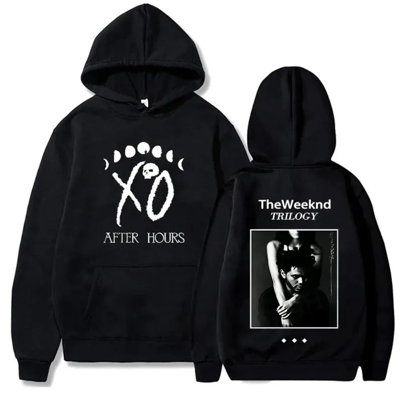Sweatshirts Lässige lose Hoodies The Weeknd Übergroßer Hoodie Y2k Streetwear Pullover Unisex Lose bequeme Pullover Kleidung