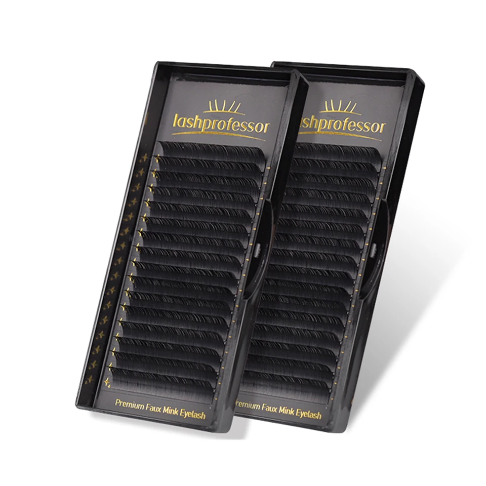Lashprofessor 16Rows Faux Cils Lashes Individual Eyelash Extension Matte Professional Soft and Natural Makeup Premium Eyelashes