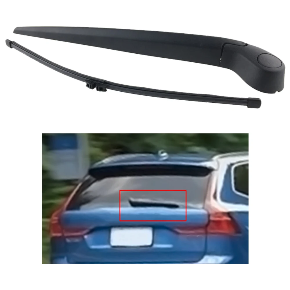 Rear Windscreen Wiper Blade & Arm Set Kit 30753534 for Volvo XC60 T6 2009 2010 2011