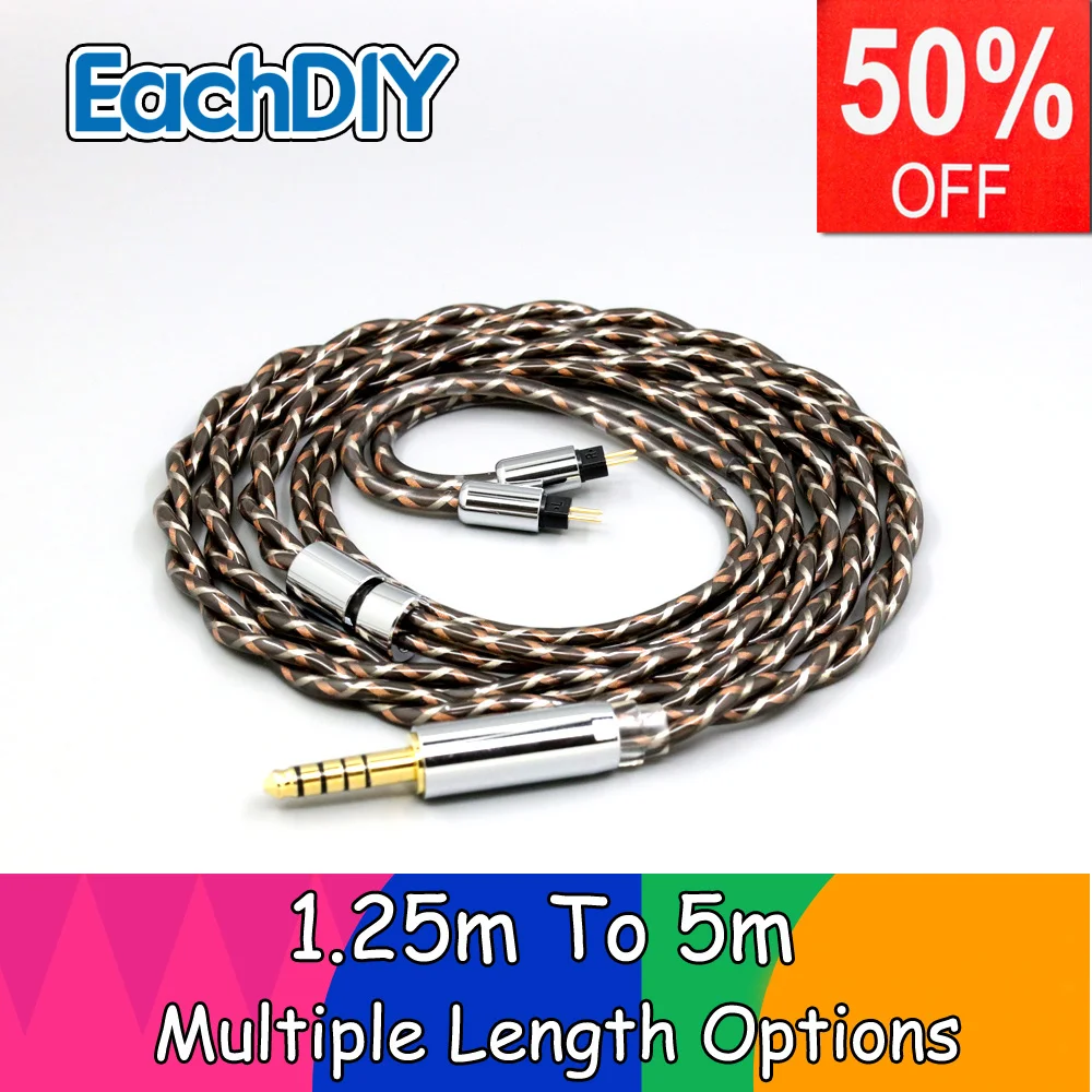 

TypeX 25AWG Litz Shielding 7n OCC Earphone Cable For ORIGIN Oxygen TANCHJIM 4U OLA lengthened extended 0.78mm pin LN008909