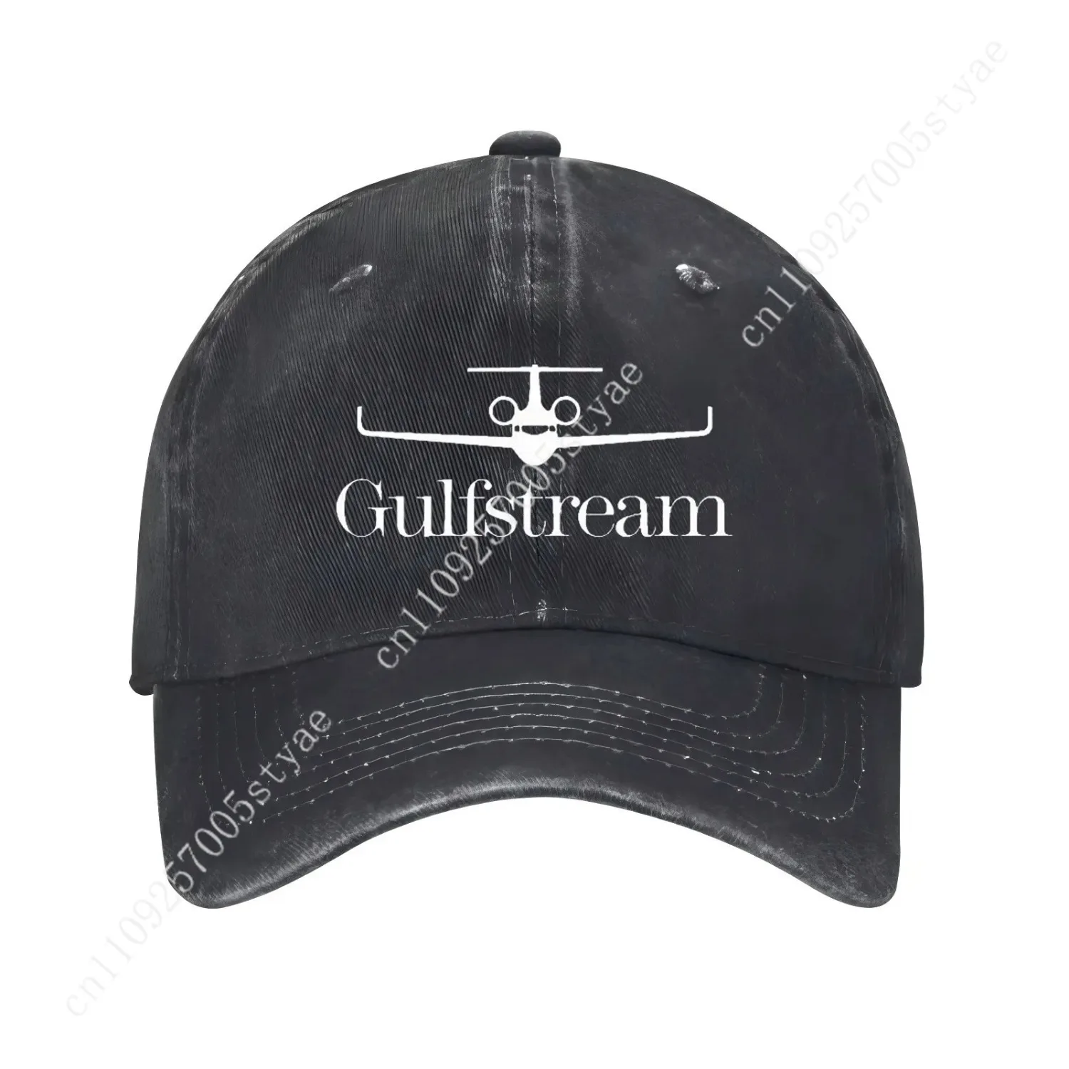 Gulfstream Airplane Logo Baseball Cap Cotton Adjustable Casual Hat for Men Women view 4