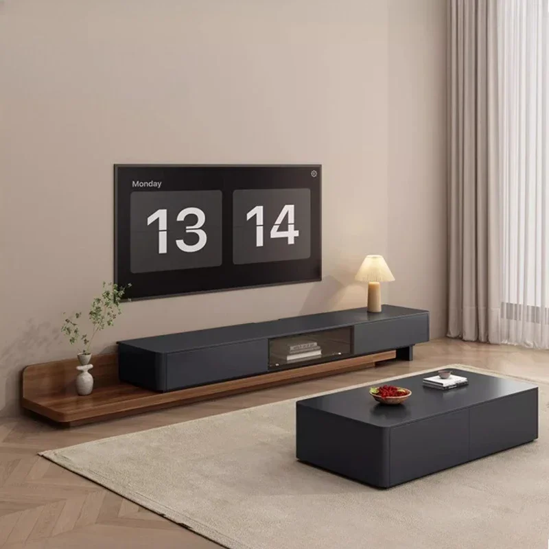 

modern Luxury Storage Tv Stands Organizer Storage Nordic Movies TvStands Designer Aesthetic Display Wood Muebles Salon Furniture