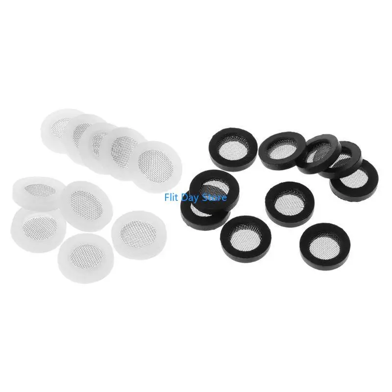 F92C 10pcs O Ring Rubber Gaskets With Net Hose Seal Washers For Shower for Head Inlet