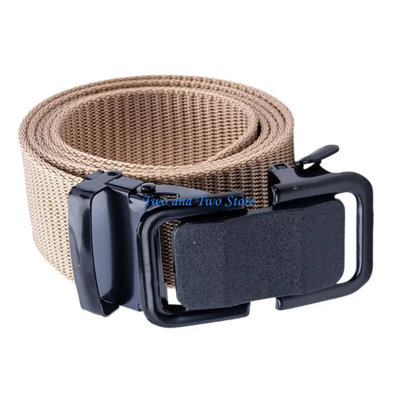 HX6F Automatic Buckle Nylon Woven Belt For Men Suitable For Security Personnel
