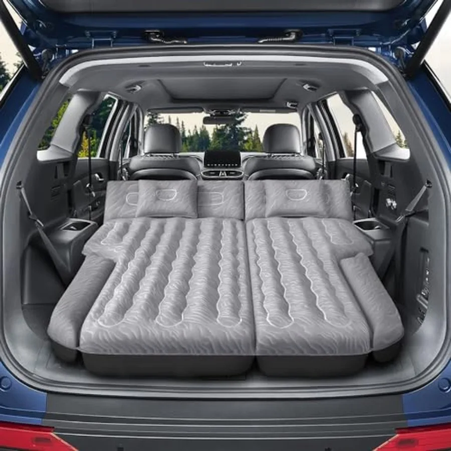 

Inflatable SUV Air Mattress Bed Car Mattress, Double-Sided Flocking Travel Camping Bed, Car Sleeping Mattress for Universal SUV