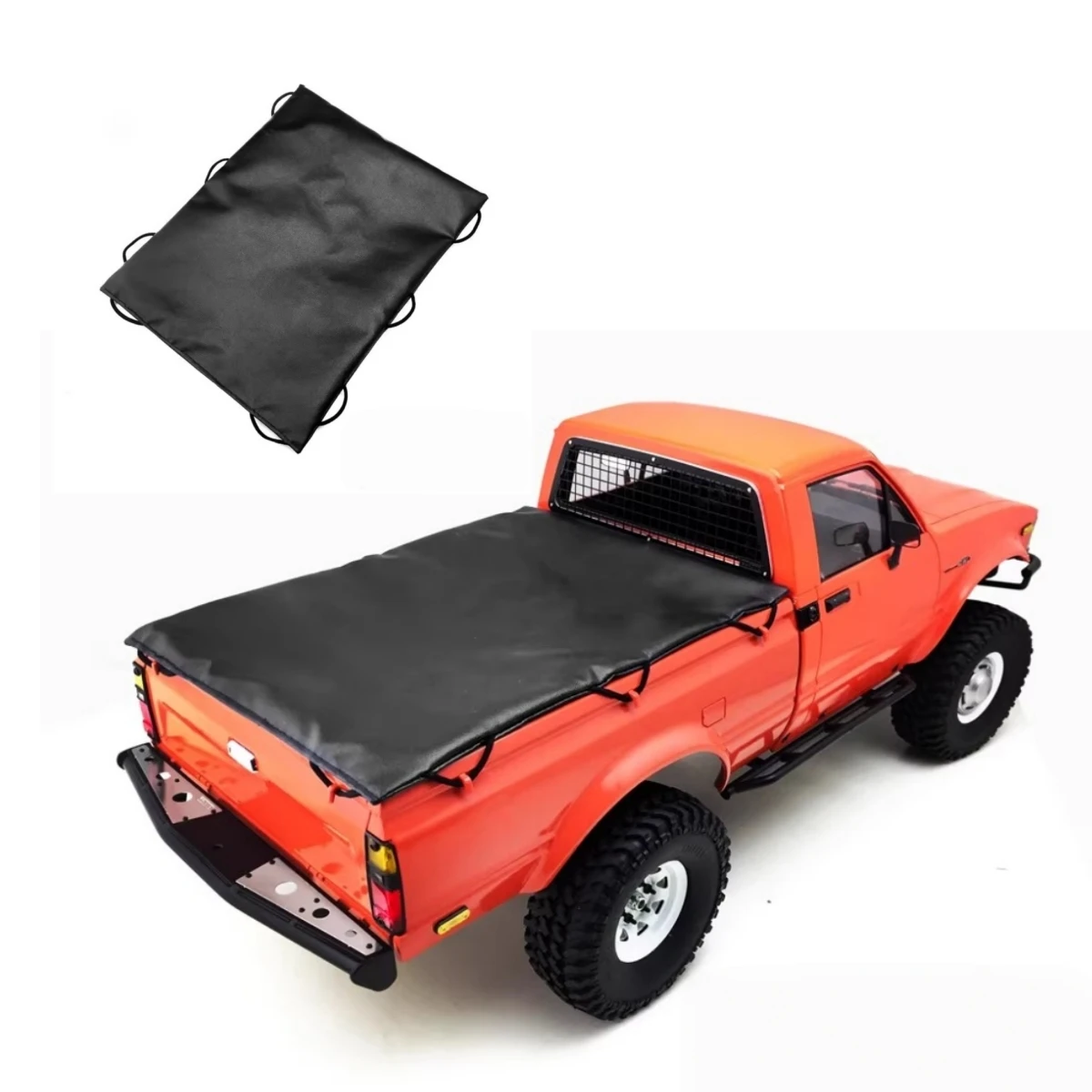 

Черный кожаный чехол для кровати для RC4WD, масштаб 1/10, радиоуправляемые игрушки Trail Finder 2 TF2 Mojave, радиоуправляемый корпус