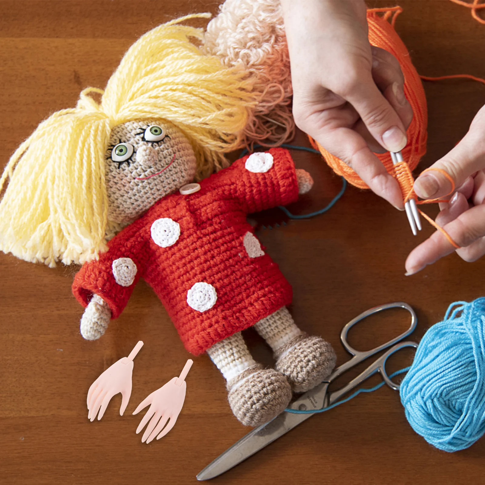 

Children Play Accessories for Set Various Colors Soft Fabric Pieces Creative Craft Supplies Fun Educational