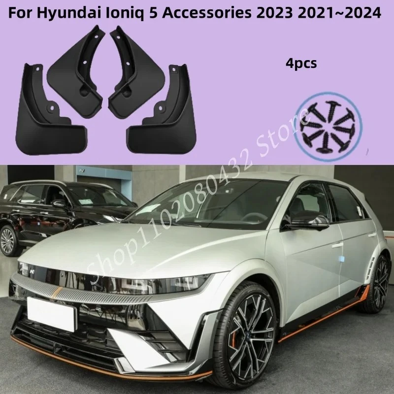 

Car Mud Flaps For Hyundai Ioniq 5 Accessories 2023 2021~2024 Mudflap Splash Guards Front Rear Fenders Car Accessories Mudguards