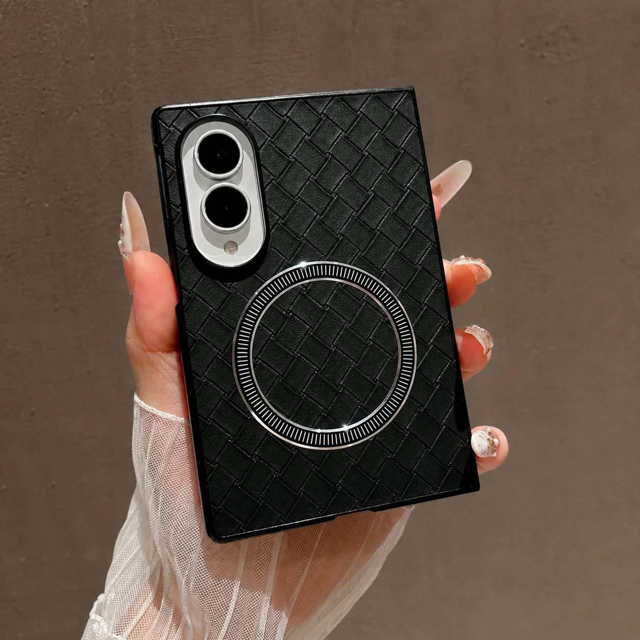 Luxury Weave Grid for Magsafe  - Magsafe Wireless Charger review and price