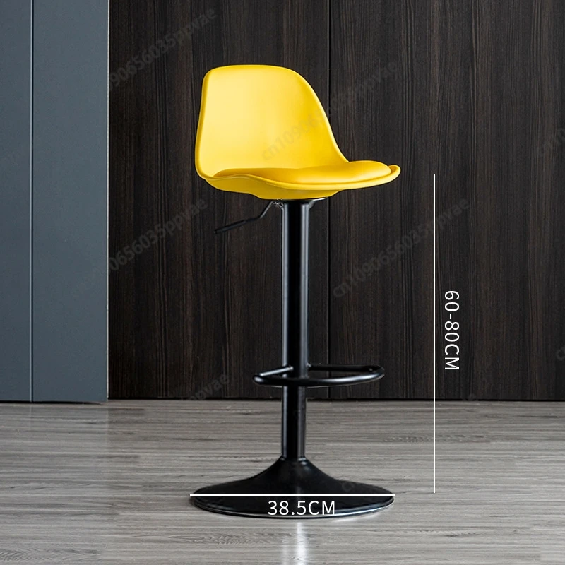 Chaise de Bar moderne et Simple, pour réception, caisse, tabouret haut Commercial, peut être surélevé et abaissé, chaise de Bar rotative