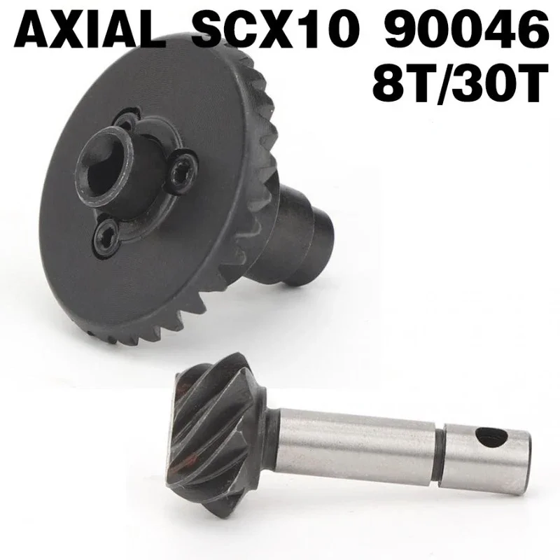 2pcs Diff Bevel Gear 30T+Pinion Gear 8T set for AXIAL SCX10 II 90046/ 90047 1/10 RC Car