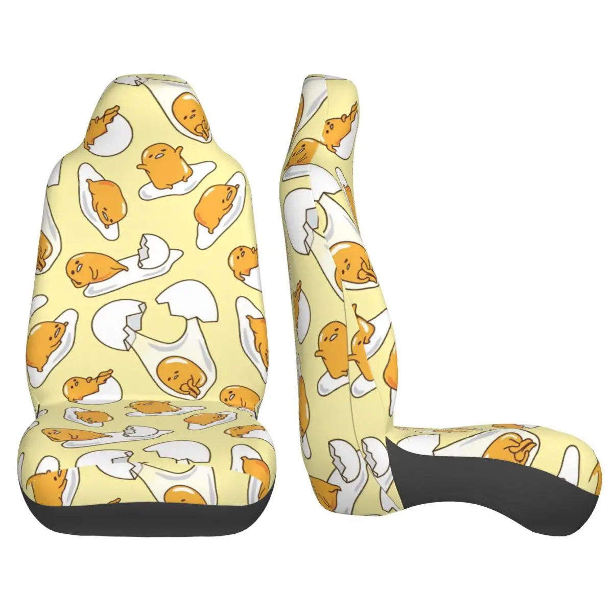 Gudetama Cute Egg Cartoon Universal Car Seat Cover for most cars For SUV Car Seat Protector Fabric Hunting