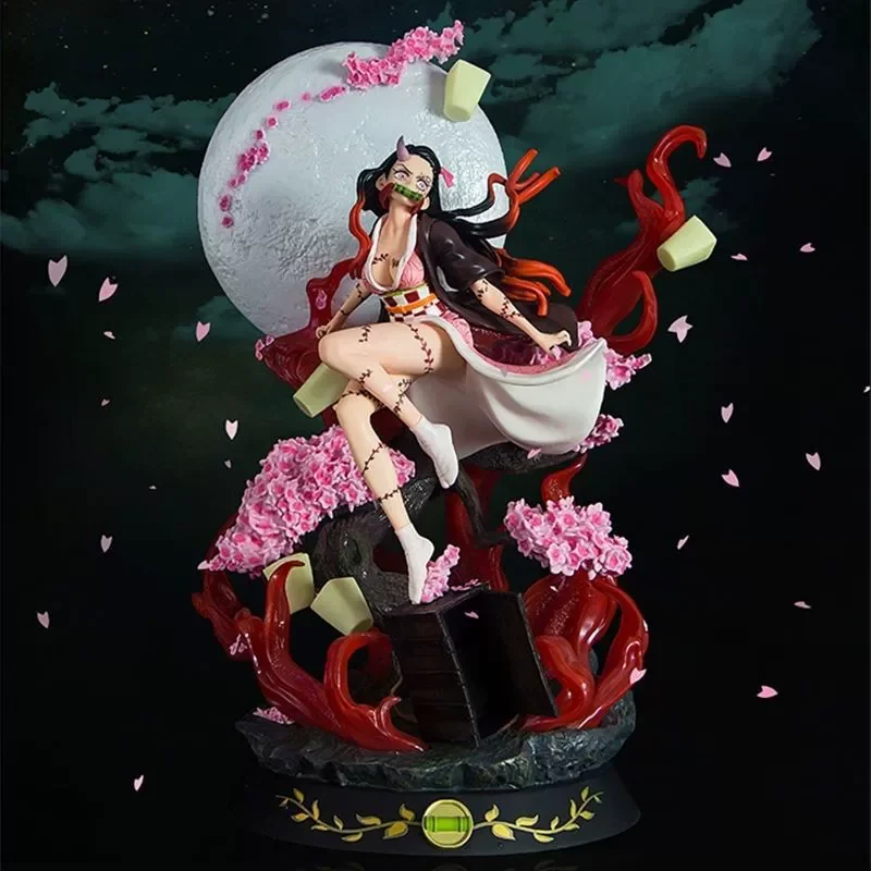 

Новый аниме Demon Slayer Kamado Nezuko ПВХ модель ручной работы коллекция скульптур украшения детский подарок на день рождения игрушка