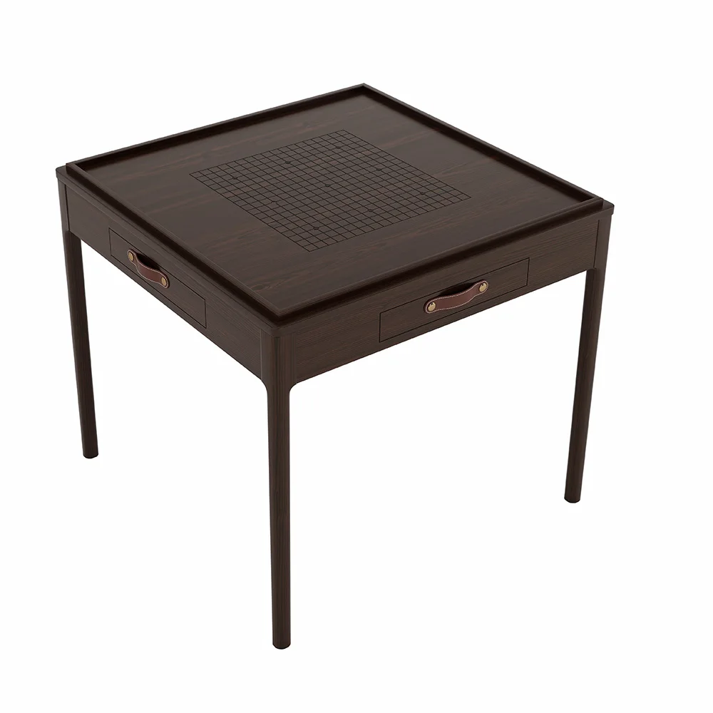 & Custom Chinese Style Sanatorium Nursing Home Entertainment Room Chess Table Modern Hospital Furniture Solid Wooden square Tabl