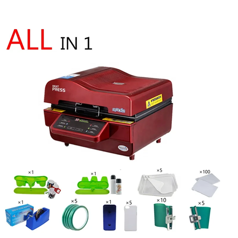 ST3042 Yiwu 3D Sublimation Vacuum Heat Press Machine for Phone Case/ Mug/ Plate/ Glass/ Wood /Rock  Photo Printing