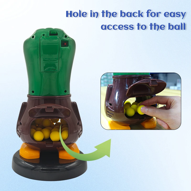 Большой размер Голодные игрушки для стрельбы утки интересный электронный подсчет стрельба боевые игры игрушка мягкие пули Пневматическое ружье игрушка утка