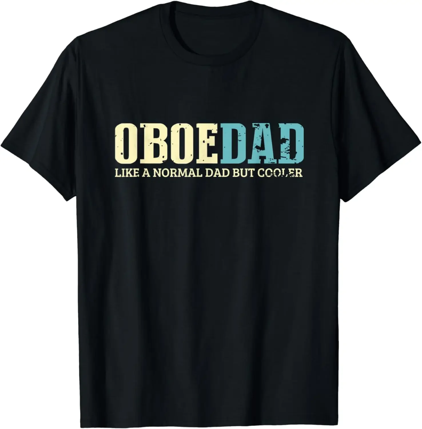 

Мужская футболка в стиле ретро для гобоя Dad Cooler Oboist Daddy