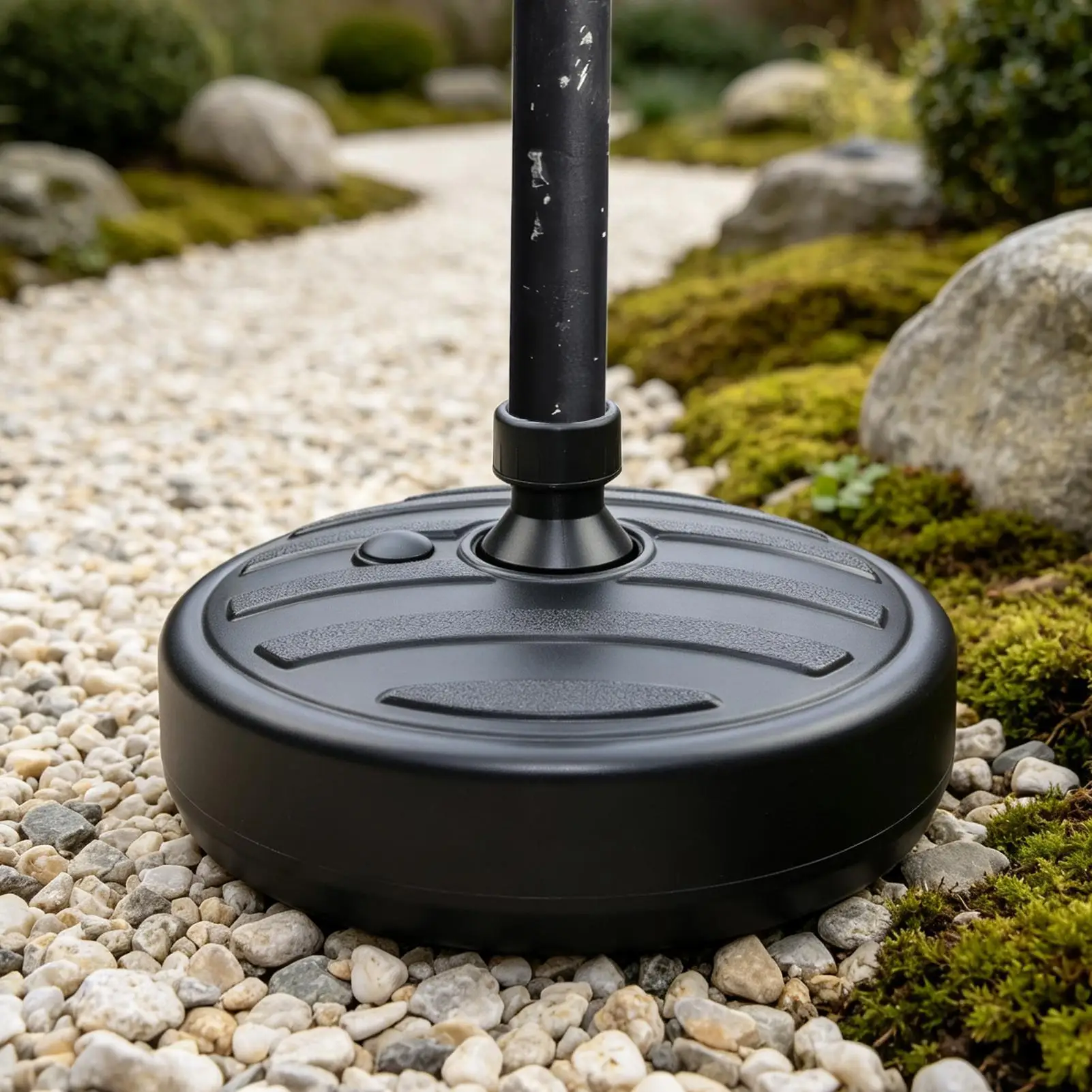 Umbrella Base Fillable 13L Heavy Duty Patio Stand Sand Water Weighted Outdoor Market Garden Beach Deck Parasol Pole Holder