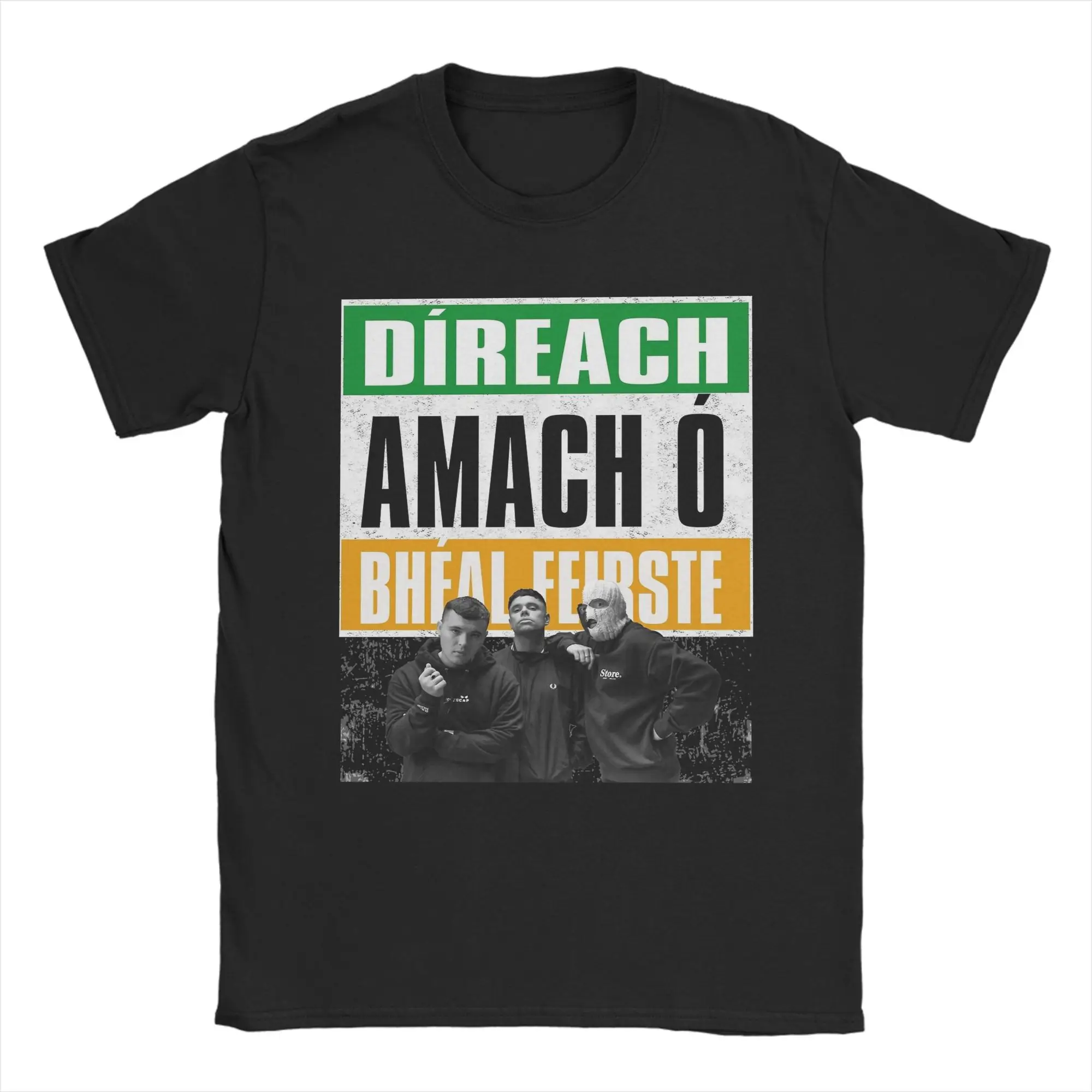 تي شيرت KneeCap Belfast Irish Song الجمهوري للرجال والنساء فكرة هدية تي شيرت ملابس قطنية