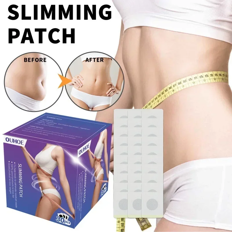 

Herbal Slimming Navel Patches Shaping Body Big Belly Thigh Muscle Weight Loss Fat Burning Slim Patch Firming Sculpting Sticker