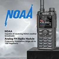 Radtel RT-910B 45-59Mhz TX RX Walkie Talkie 960 Channels, AM/FM, Air Band, Type C Spectrum with Bluetooth Noise Reduction NOAA