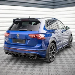 For Volkswagen Tiguan R/ R-Line 2017-2022 Maxton Style Rear Trunk Roof Spoiler Cap Rear Trunk Roof Lip Spoiler Decoration Tuning