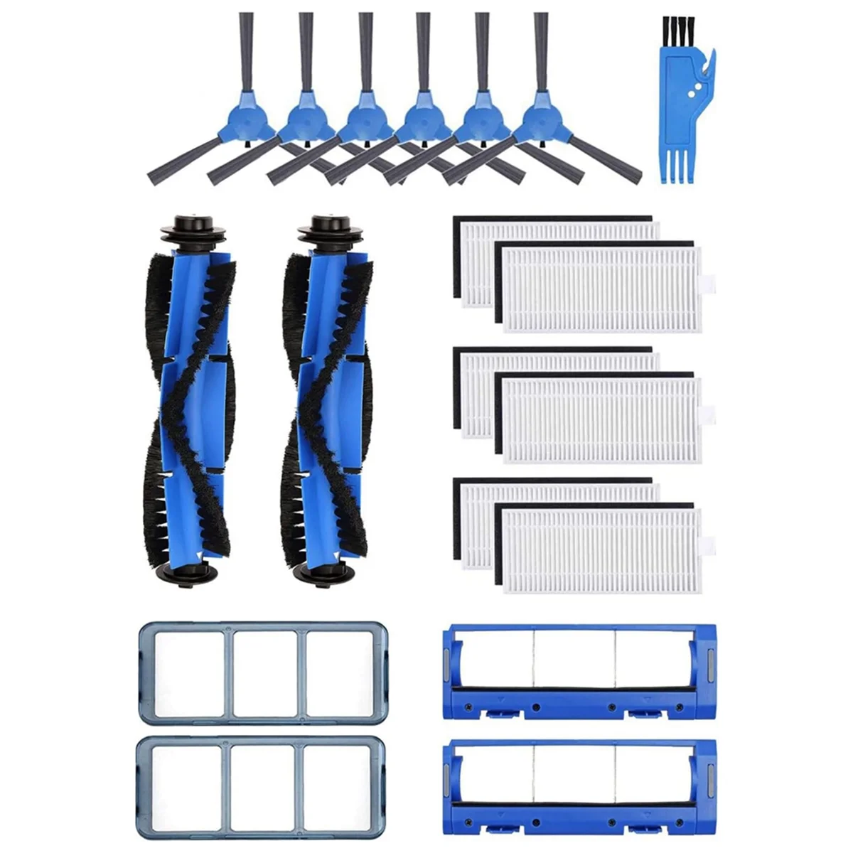 Robovac 11S 15T 30 30C 15C 12 25C 35C11S プラスアクセサリーキットフィルタープレフィルターローラーサイドブラシブラシカバー