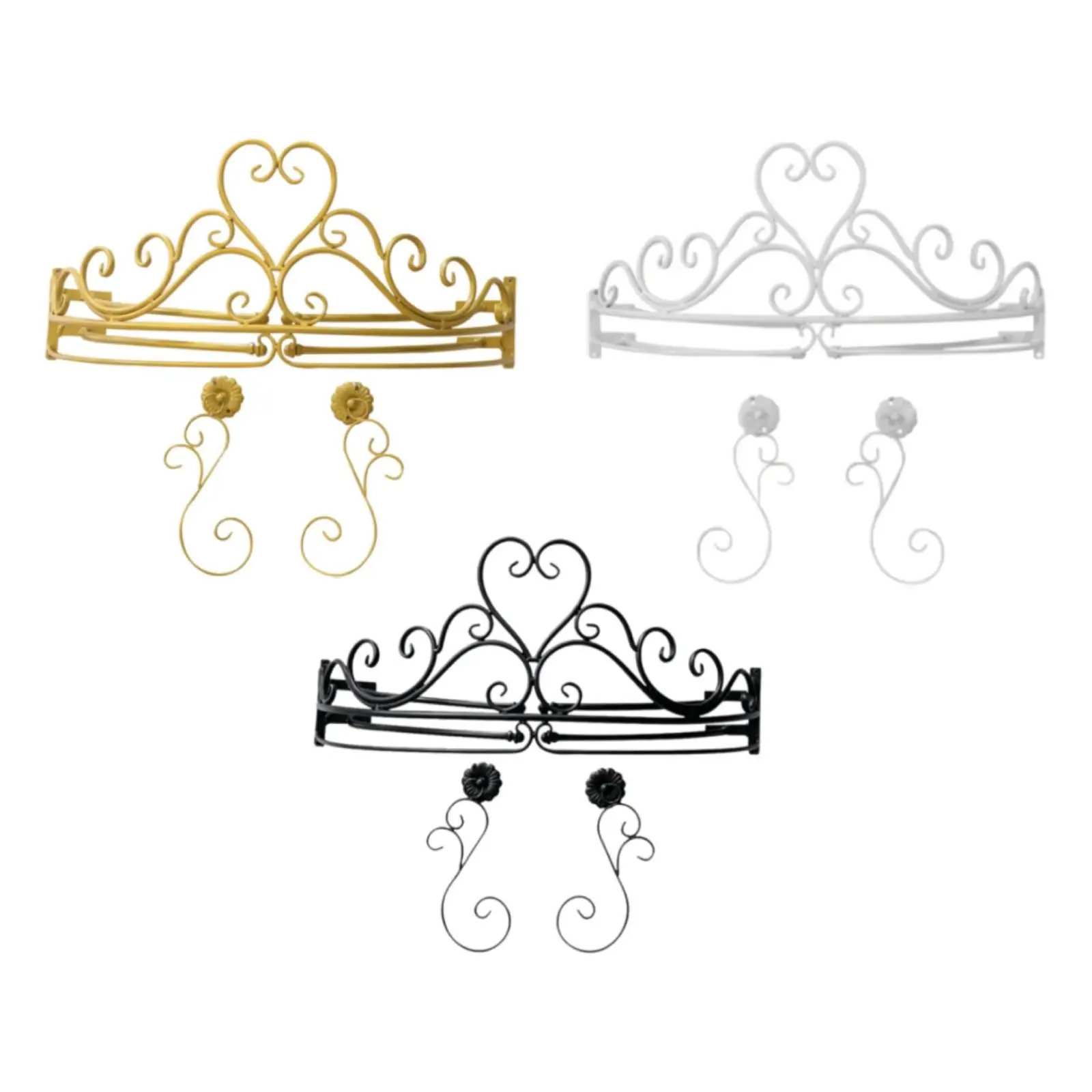 Canopy Frame Princess Bed Canopy Stand Decor Curtain Holder Heavy Duty Kids Bedding for Bedroom for Girls
