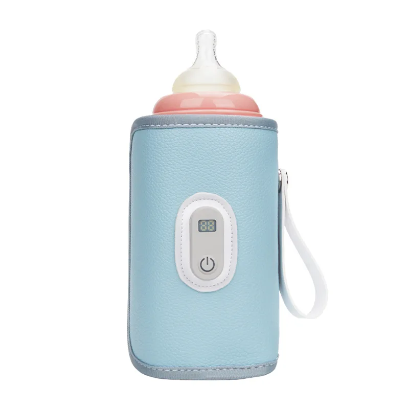Digital Milk Bottle Insulation Cover for Children Universal Heating Milk Bottle Cover for Infants Outdoor Portable Milk Warmer