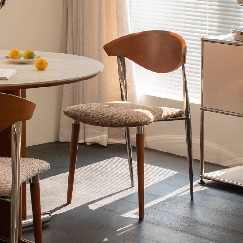 

Dressing Ergonomic Dining Chairs Modern Waiting Designer Clear Dining Chair Creative Comfortable Sillas Para Comedor Furniture