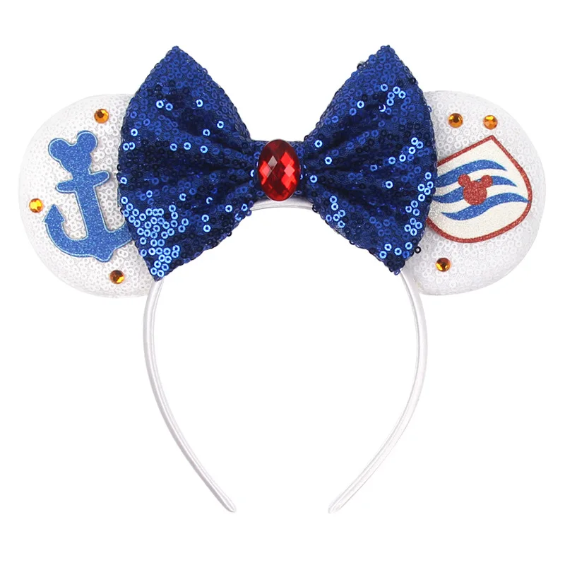 Cruise Mickey Mouse Ears 25th Anniversary Commemoration Mickey Mouse Ears Magic Cruise Sparkle Bow Bracelet