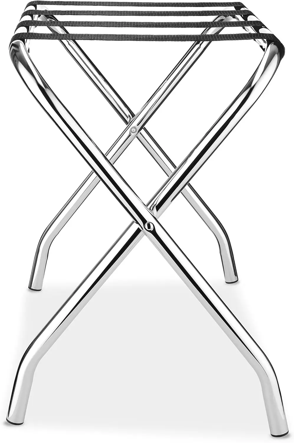 رف أمتعة - قابل للطي - رف أمتعة عالي الجودة لغرفة النوم والفندق وإطار فولاذي قابل للطي وغرفة النوم وغرفة الضيوف والفندق