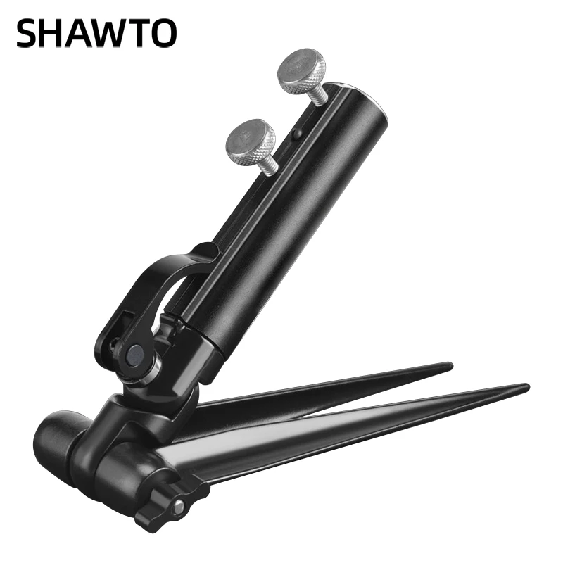 Shawto Aluminum Alloy Universal Fishing Rod Holder Multifunction Bracket 360 Degree Adjustable Fishing Rod Racks Folding Holder
