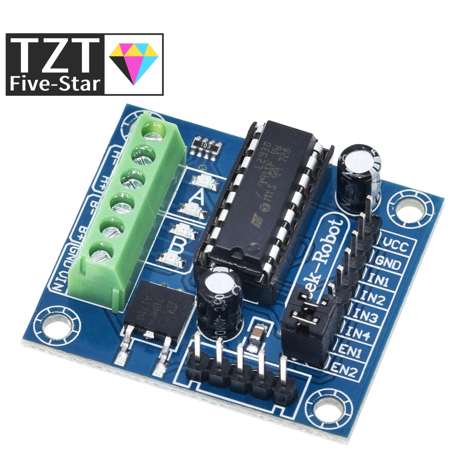 TZT 1/3PCS Mini 4-Channel Motor Drive Shield L293D Expansion Board Module High Voltage Current For Arduino UNO MEGA 2560