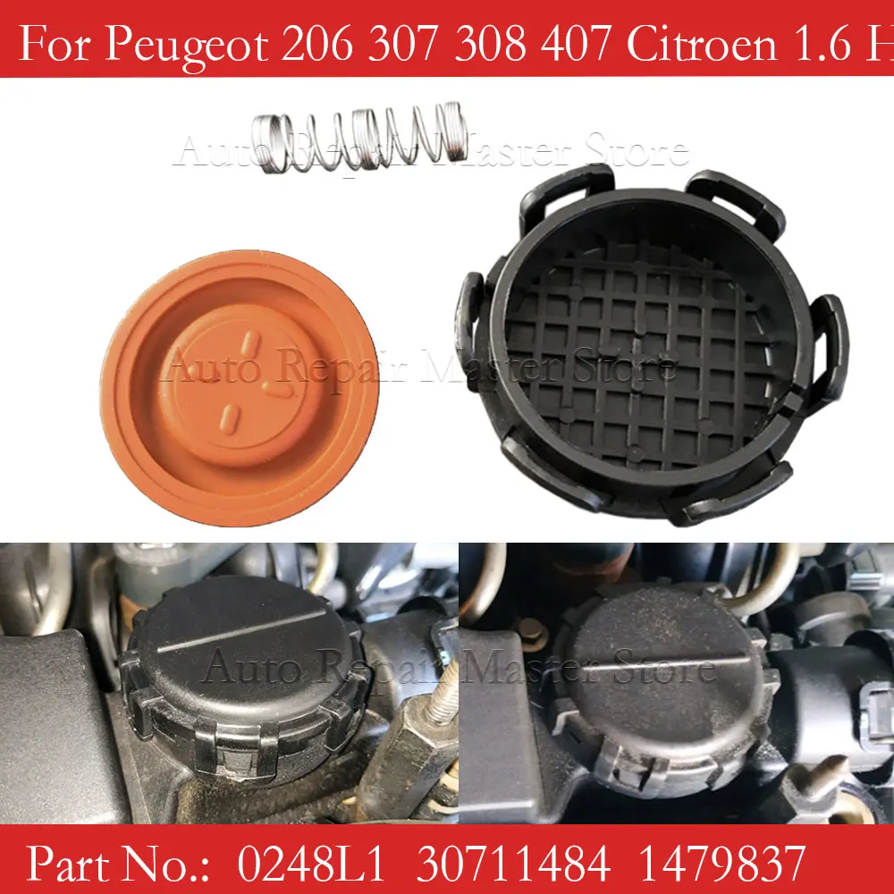 0248L1 30711484 1479837 Engine Valve Cover Rocker Cover Gasket For Peugeot 206 307 308 407 Citroen 1.6 HDI Berlingo Xsara 0248L1