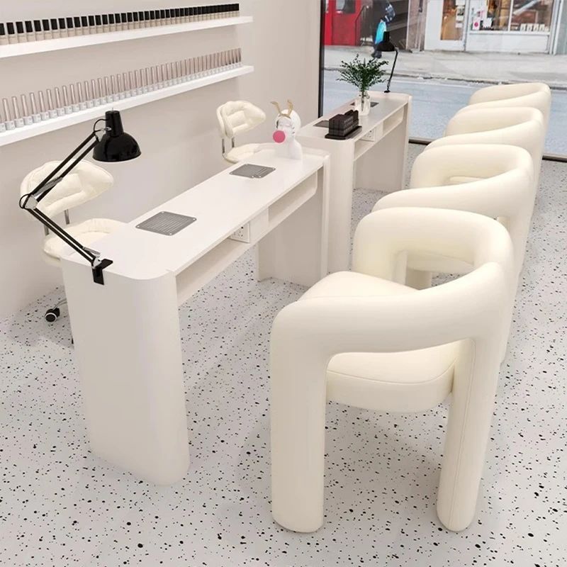 Multifunctional Salon Manicure Table With Drawers Manicure Table With Clean Nails Spa