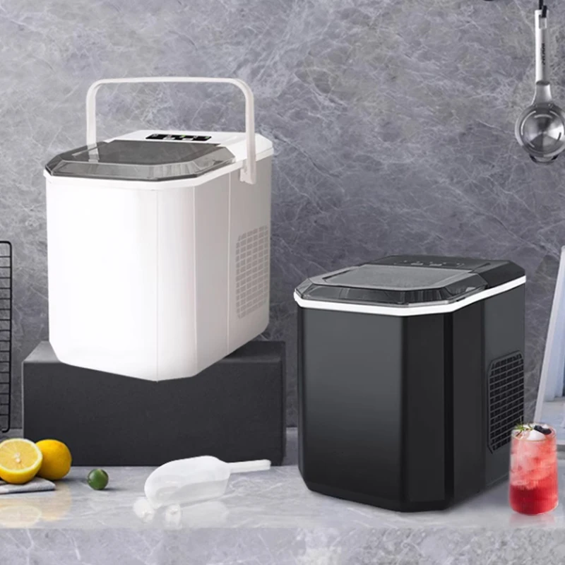 Ice Maker Outdoor 15KG Small Dormitory Student Intelligent Mini Automatic Low Power Ice Maker 220V