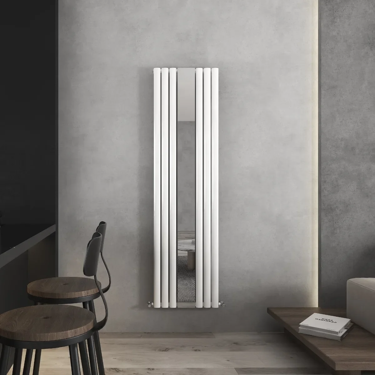 Steel plate radiator for central heating Vertical radiators with heating function are easy to install