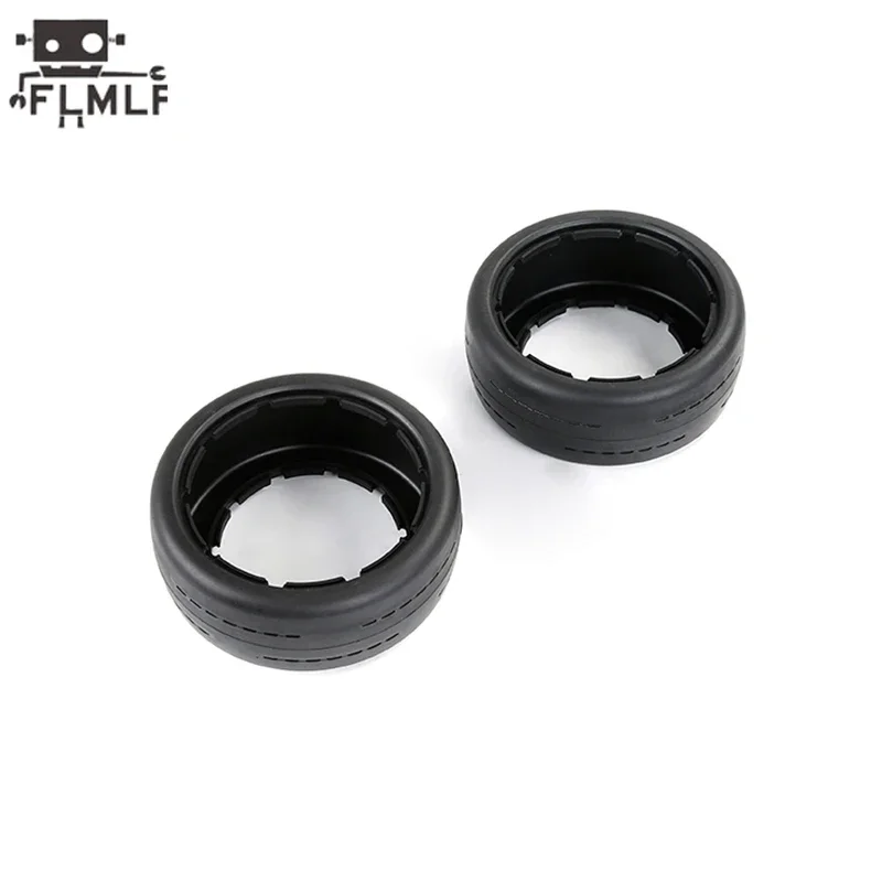 Rc voiture Super Grip avant 170X60mm ou arrière 170X80mm roue chauve pneu peau 2 pièces/ensemble adapté 1/5 HPI ROFUN BAHA ROVAN KM BAJA 5B SS pièces
