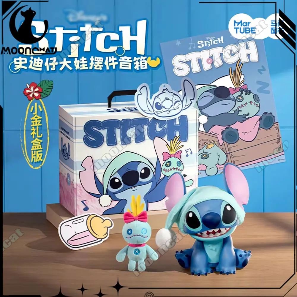 

New Stitch 3d Stereo Speakers Rechargeable Wireless Bluetooth Desktop Ornament Cartoon Loudspeaker Subwoofer Children Gifts Toys