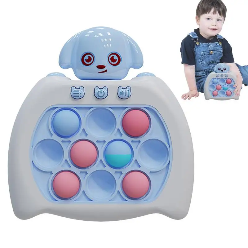 

4 Game Modes Electric Toy Pop Quick Push Bubbles Game Machine Children Press It Fidget Toy 4 Modes Electric Pinch Sensory Toy