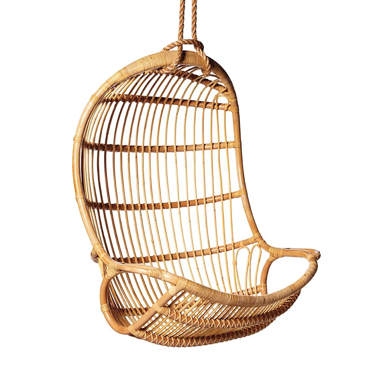 

Hanging chair swing indoor adult rattan Indonesian real rattan retro handmade hanging basket home balcony