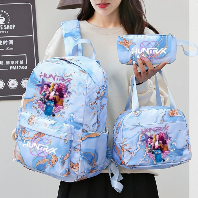KPop Demon Hunters Primary Childrens Backpack Boys Girls Student School Bag Leisure Outdoor Backpack Mochila
